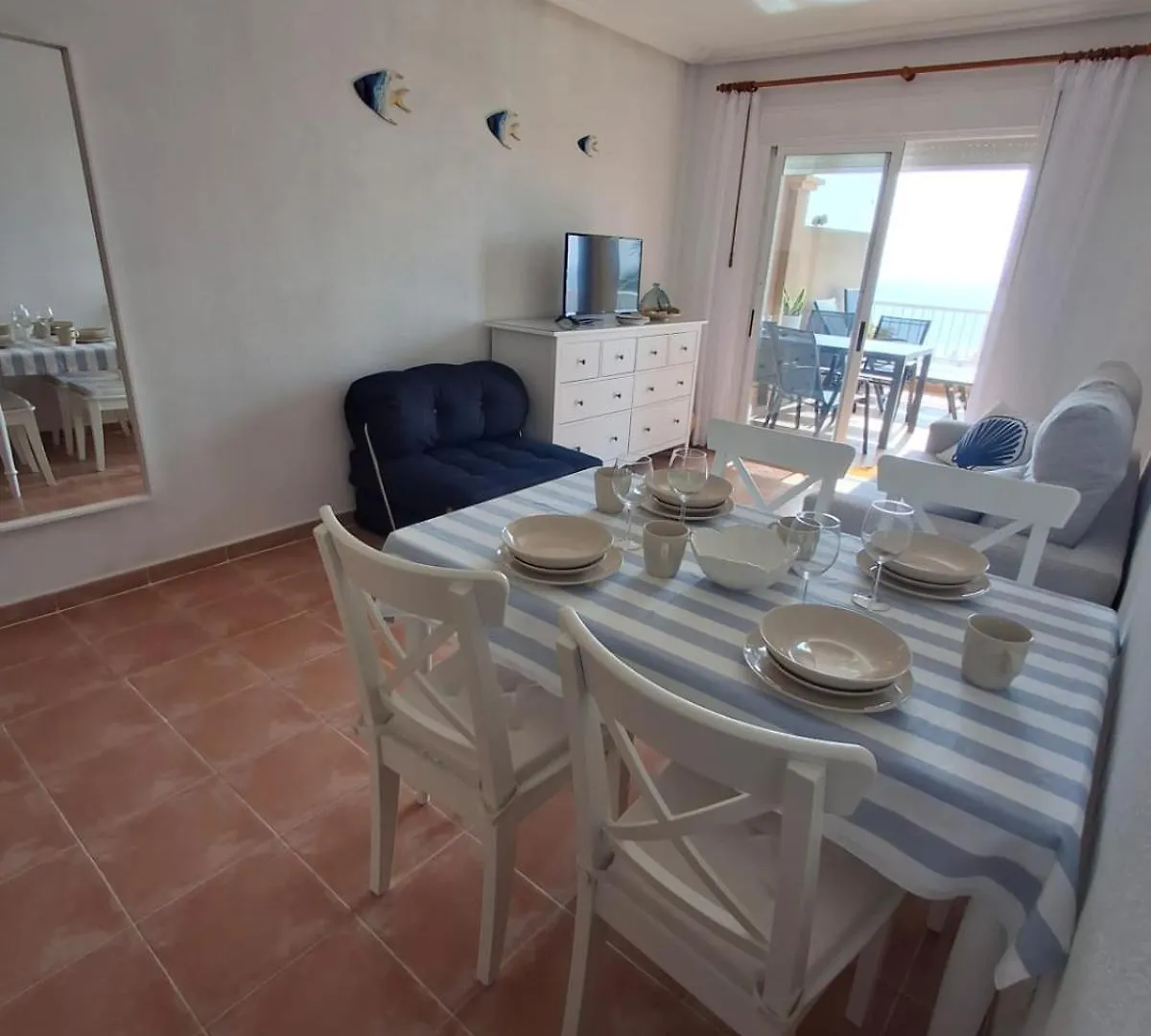 모야카 Golf Marina De La Torre Con Vistas Al Mar 아파트
